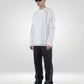 Sweat-shirt classique en coton blanc
