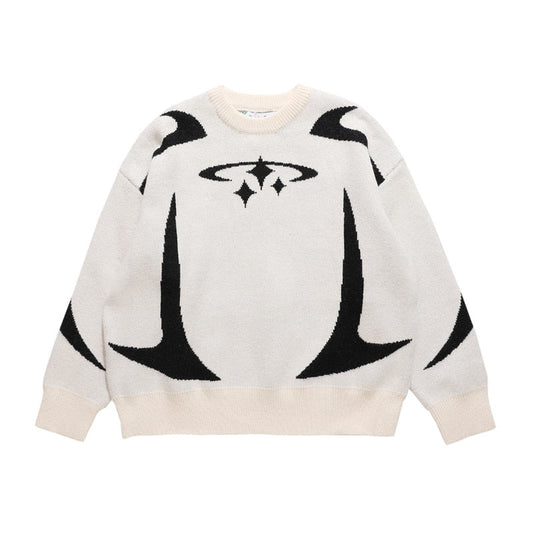 Pull en tricot Y2K