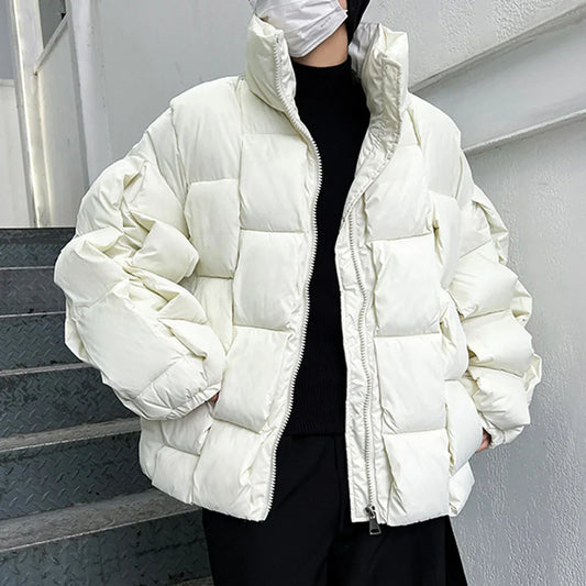 Veste en Duvet Tissée