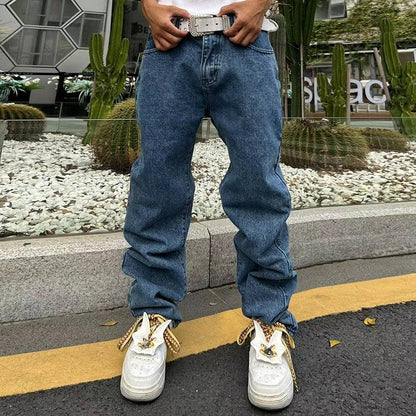 Pantalons Streetwear à Jambes Larges