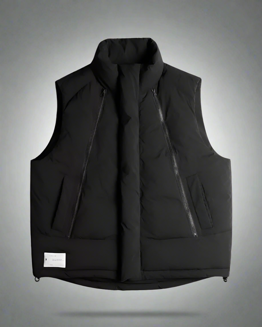 Gilet Zippé en Coton Confortable