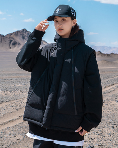 Gilet Zippé en Coton Confortable