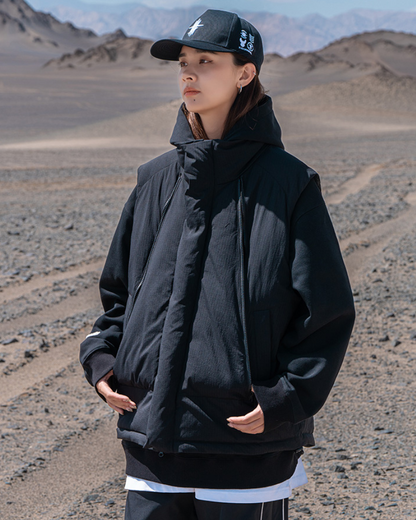 Gilet Zippé en Coton Confortable