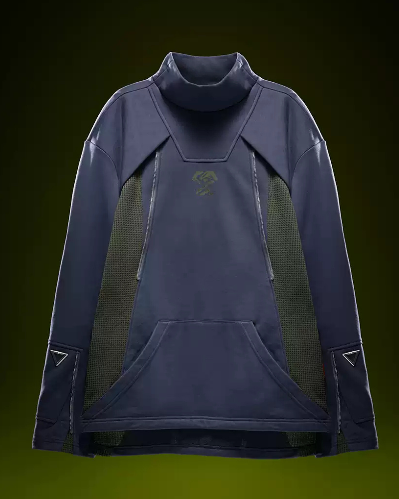Sweat à Col Roulé Futuriste