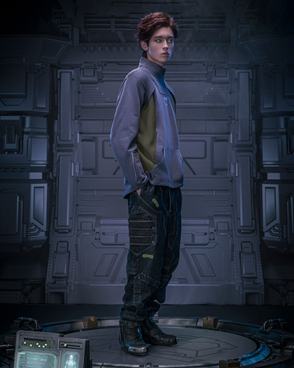 Sweat à Col Roulé Futuriste