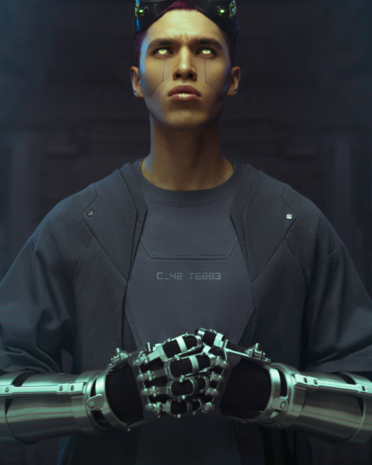 T-Shirt Mecha Cyberpunk