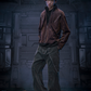 Pantalon en Denim Distress Velours