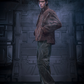 Veste Cyberpunk en Velours Futuriste