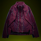 Veste Cyberpunk en Velours Futuriste