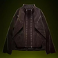 Veste Cyberpunk en Velours Futuriste