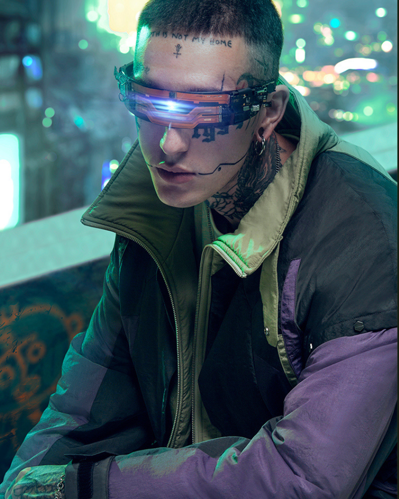 Veste Urbaine Futuriste de Hacker