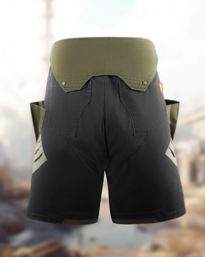 Shorts Cargo en Denim Lavé Futuristes