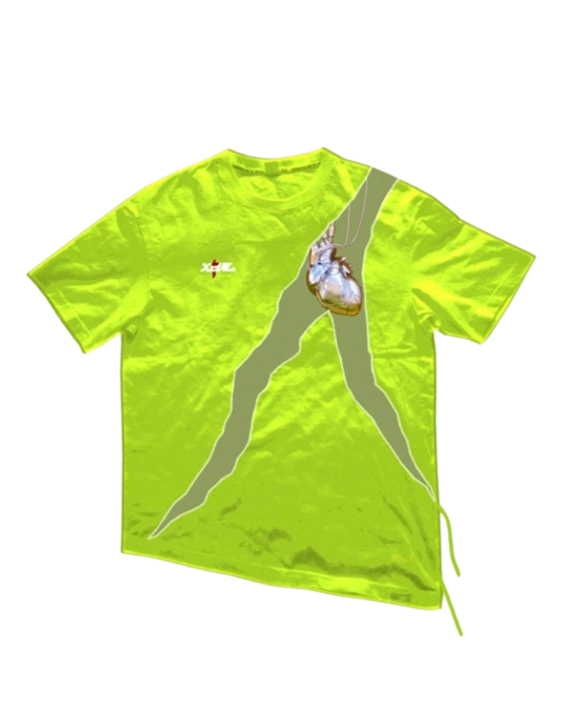 T-shirt Cœur Mécanique Futuriste