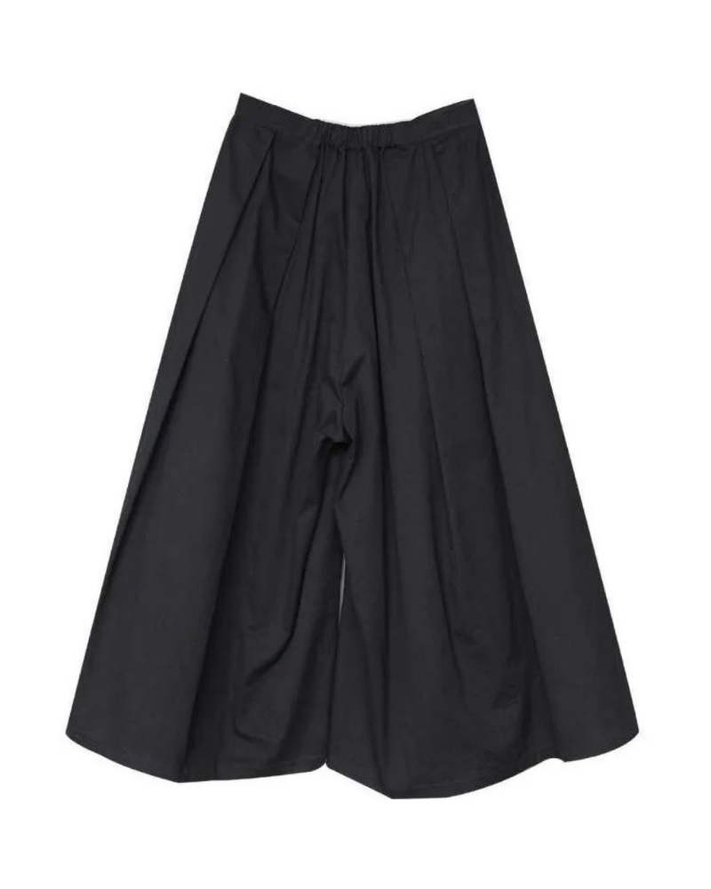 Pantalons Croisés à Jambes Larges Tendance