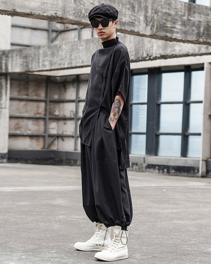 Chemise Relaxed Inspirée par la Technologie Élégante