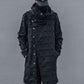 Manteau à Franges Rayé Élégant