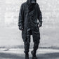 Manteau à Franges Rayé Élégant