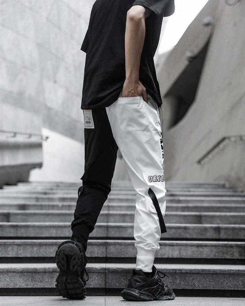 Pantalons Tech Monochromes Chic