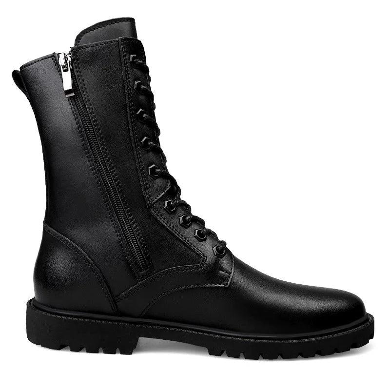 Bottes en Cuir Urbaines Robustes