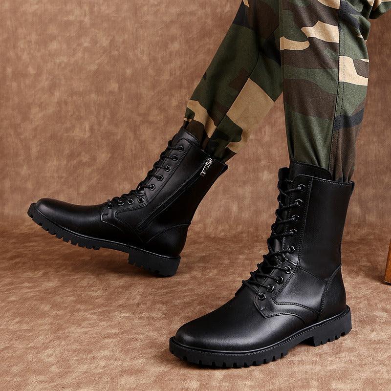 Bottes en Cuir Urbaines Robustes