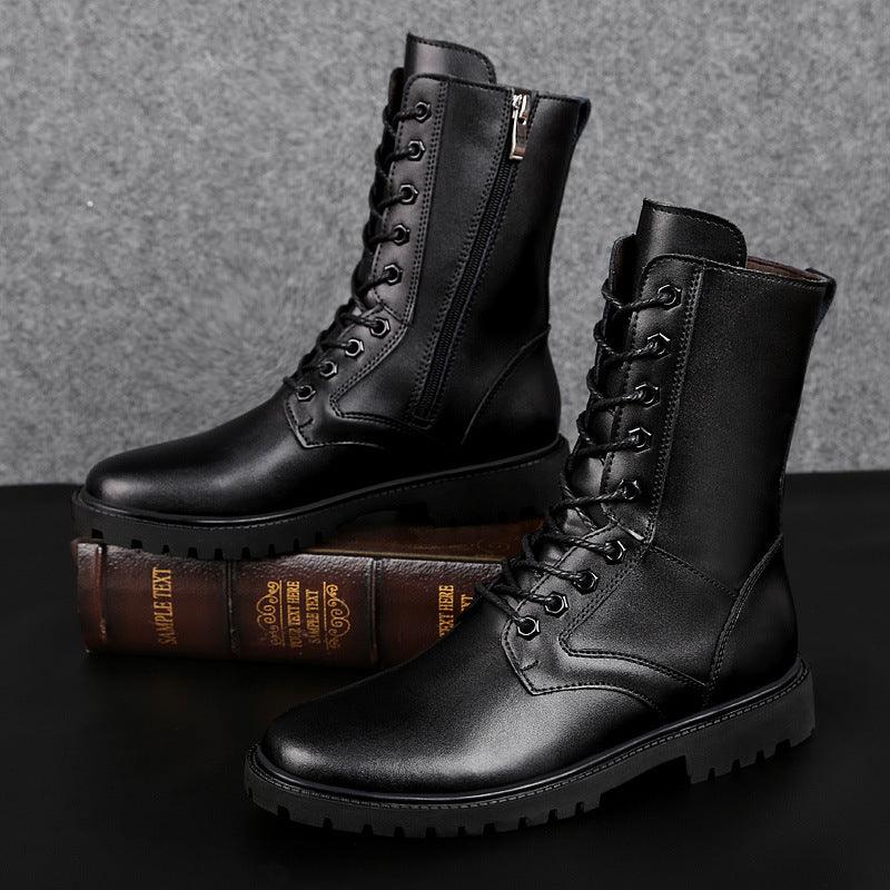 Bottes en Cuir Urbaines Robustes