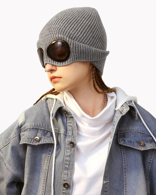 Bonnet Aviateur Douillet avec Lunettes