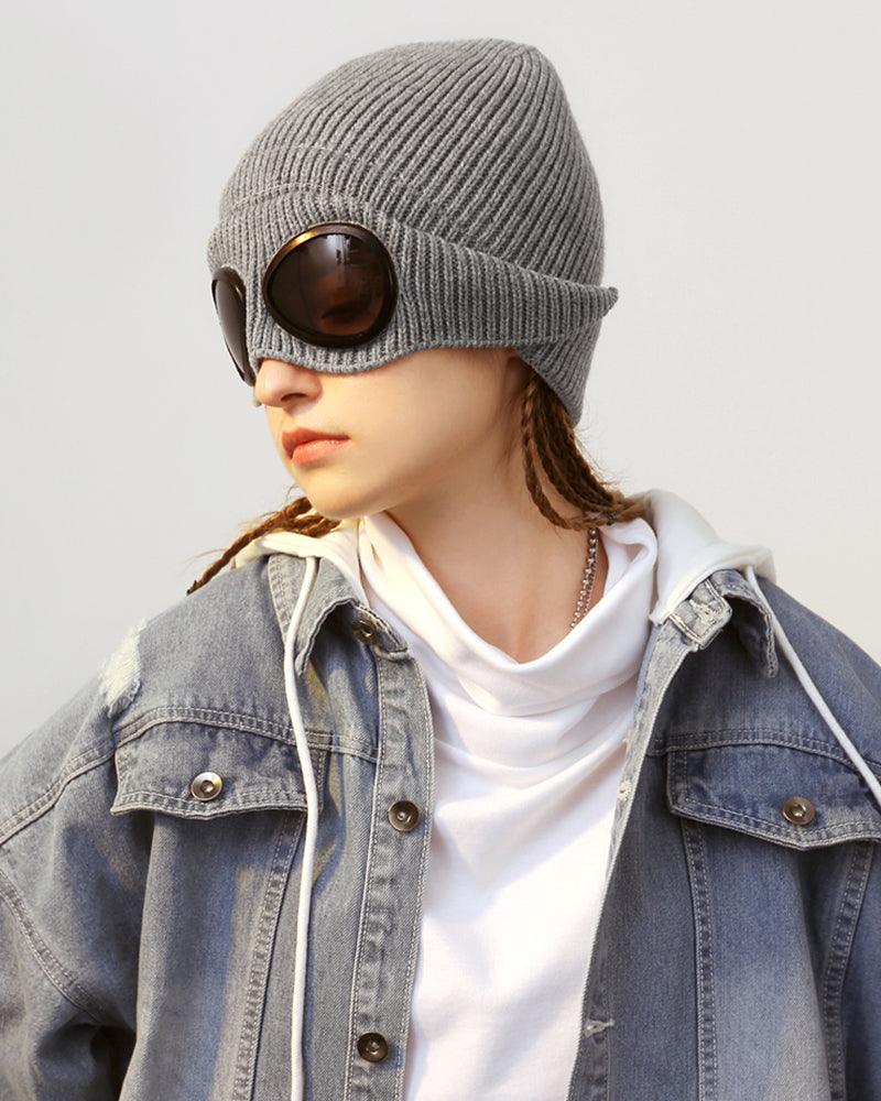 Bonnet Aviateur Douillet avec Lunettes
