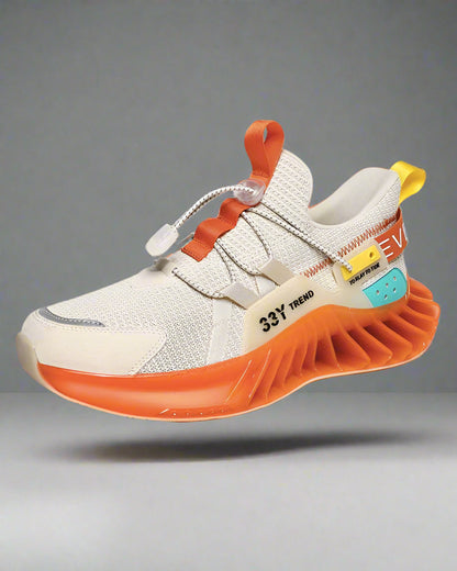 Baskets Brillantes Prêtes pour l'Avenir -  baskets en tissu maillé - Baskets Brillantes Techwear Confortables et Modernes