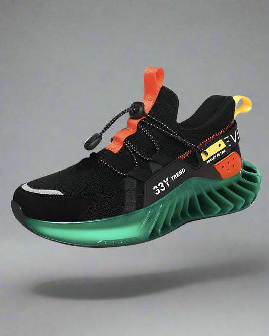 Baskets Brillantes Prêtes pour l'Avenir - chaussures respirantes - Baskets Brillantes Techwear Confortables et Modernes