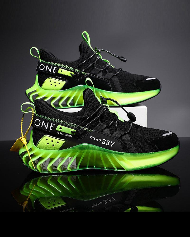 Baskets Brillantes Prêtes pour l'Avenir -  chaussures techwear - Baskets Brillantes Techwear Confortables et Modernes