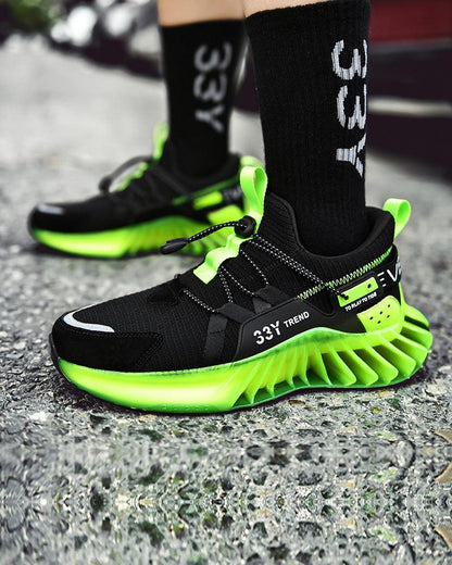 Baskets Brillantes Prêtes pour l'Avenir -  chaussures techwear - Baskets Brillantes Techwear Confortables et Modernes