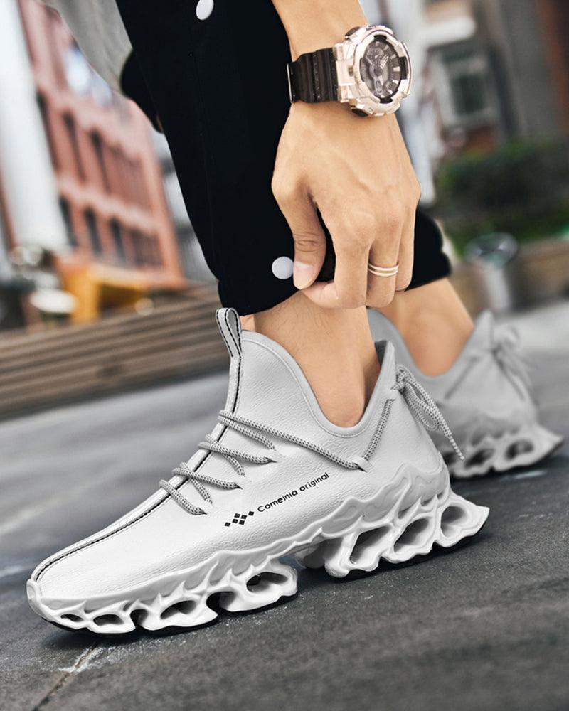 Baskets de Ville en Microfibre Chic -  techwear - Baskets de Ville en Microfibre Confortables et Élégantes