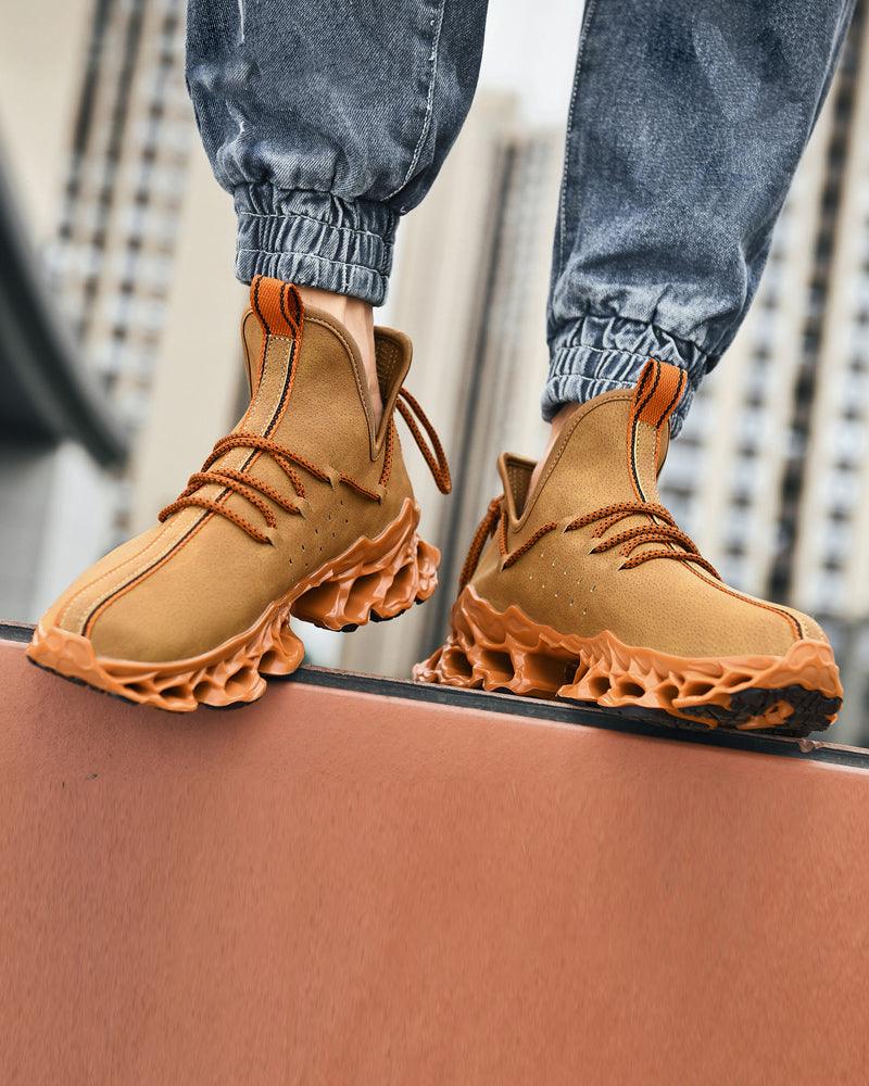 Baskets de Ville en Microfibre Chic -  tenues modernes - Baskets de Ville en Microfibre Confortables et Élégantes