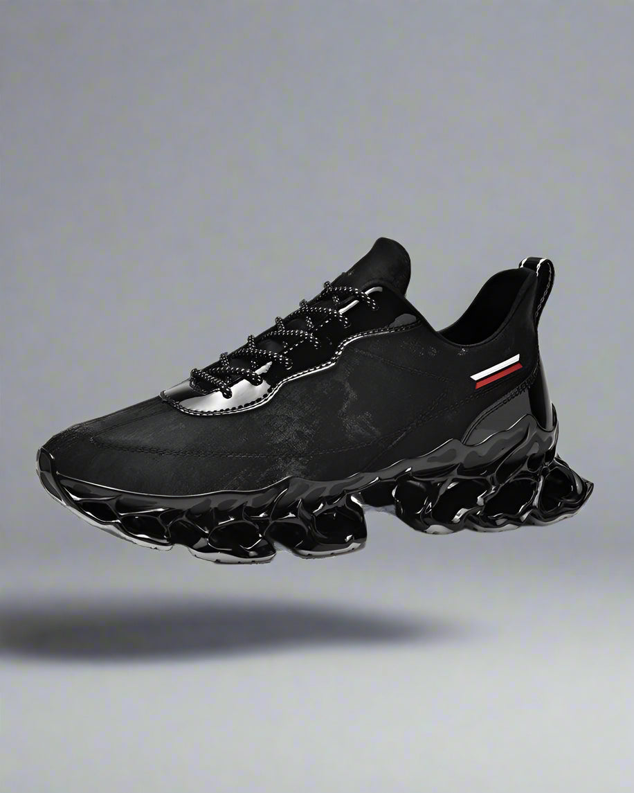 Baskets en Cuir Gelé Chic - baskets - Baskets Chic en Cuir Gelé pour Style Techwear