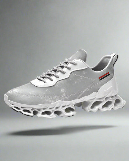 Baskets en Cuir Gelé Chic - chaussures élégantes - Baskets Chic en Cuir Gelé pour Style Techwear