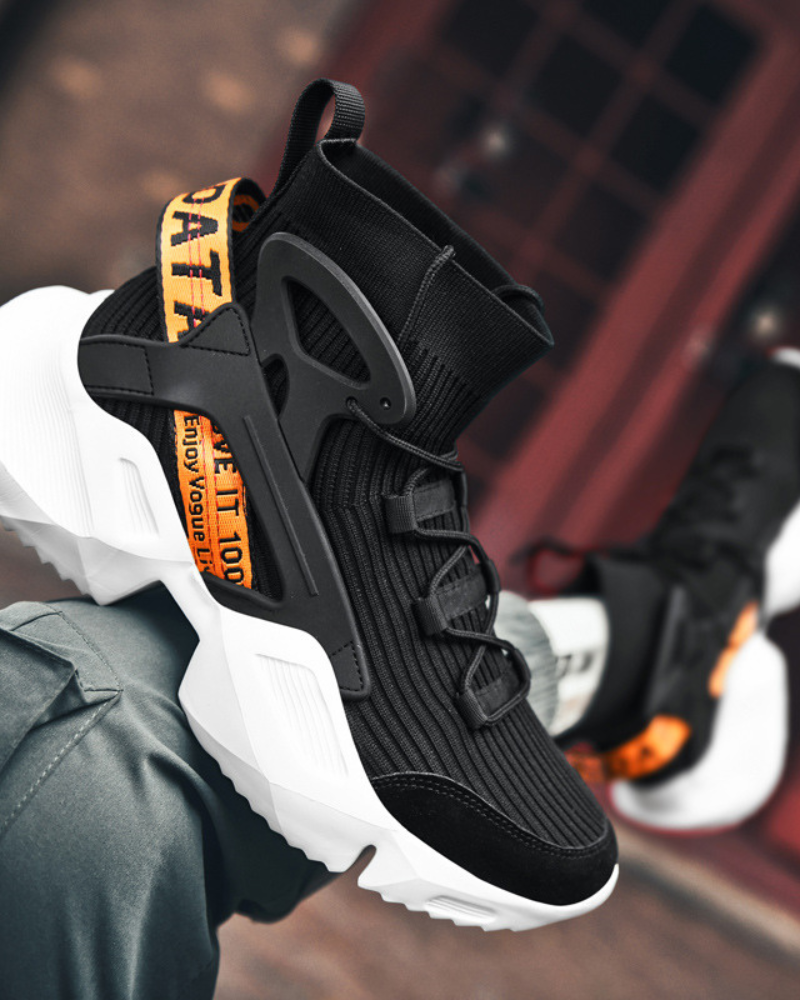 Baskets Futuristes Urban Ninja - baskets techwear - Baskets Futuristes Urban Ninja en Tissu Flyknit