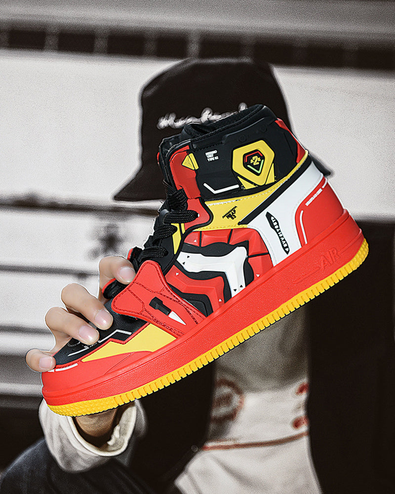 Baskets Mecha Tech Avancées -  baskets tendance cyberpunk - Baskets avancées Mecha Tech au style cyberpunk