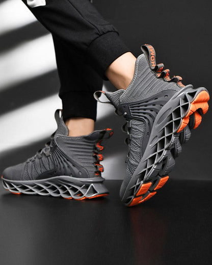 Baskets Montantes Flyweave Élégantes -  chaussures - Baskets Montantes Flyweave Élégantes pour Style Urbain
