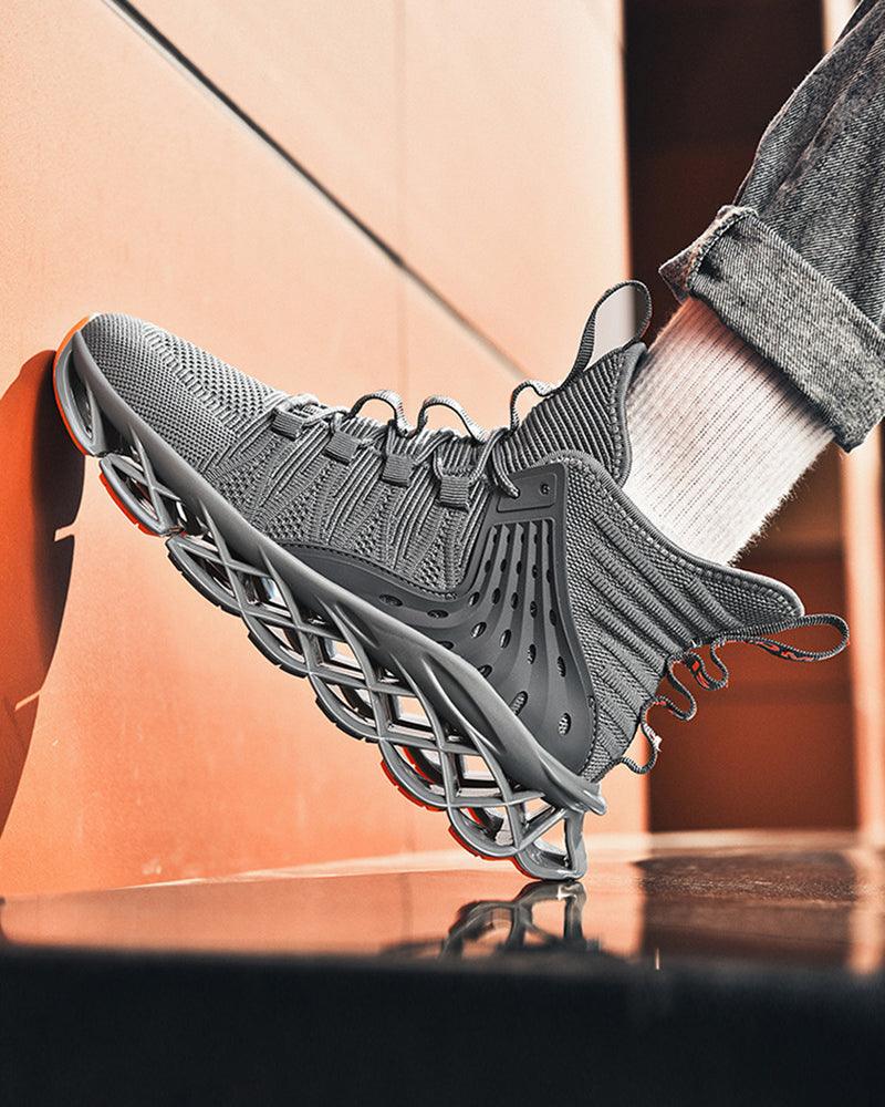 Baskets Montantes Flyweave Élégantes -  techwear - Baskets Montantes Flyweave Élégantes pour Style Urbain