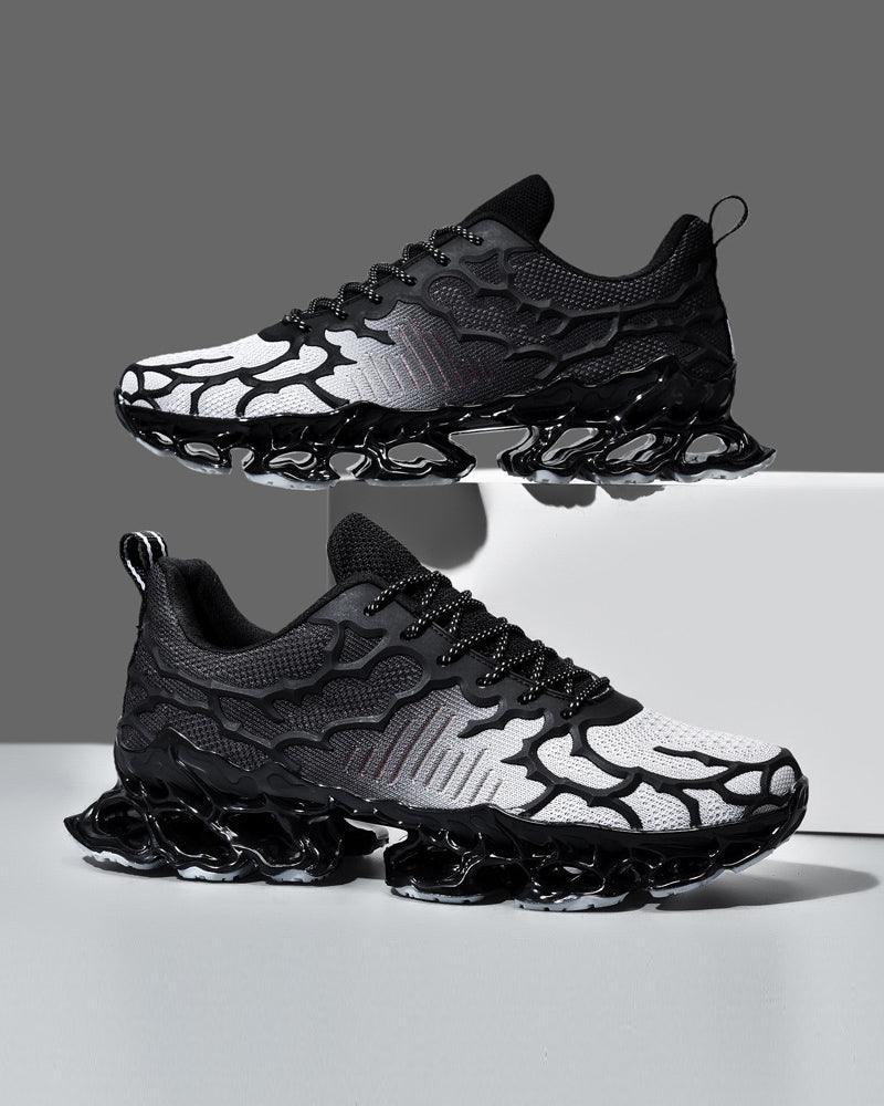 Baskets Tissées de Nouvelle Génération -  baskets cuir givré - Baskets Tissées Confortables et Stylistes pour Vous