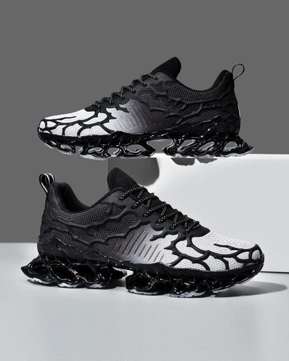 Baskets Tissées de Nouvelle Génération -  baskets cuir givré - Baskets Tissées Confortables et Stylistes pour Vous