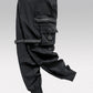 Pantalons Cargo Tech Noir Urbain