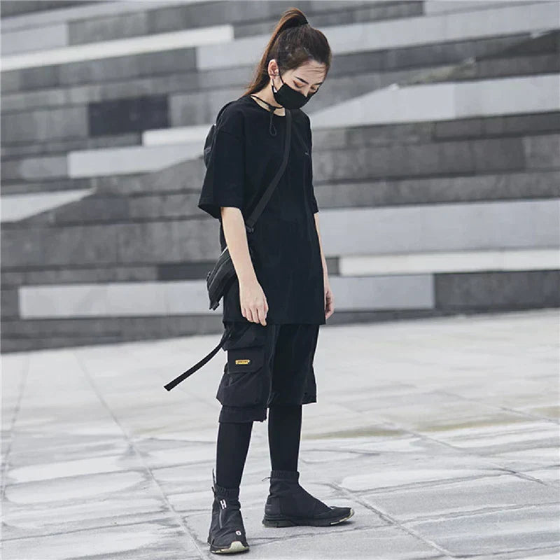 Shorts Cargo Noirs Élégants