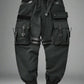 Pantalons Noirs à Bretelles pour le Style