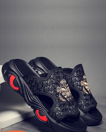 Pantoufles Chic en Noir