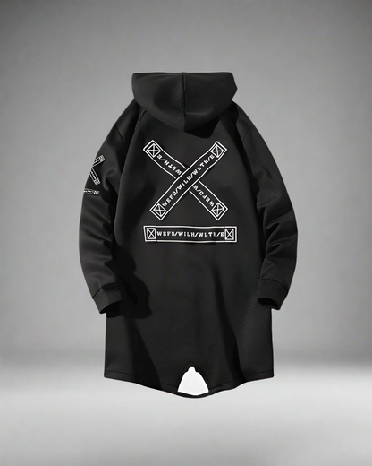 Manteau Long Urbain Futuriste