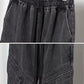 Pantalons Noirs Lavés Chic