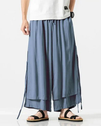 Pantalons Hakama en Coton Classiques