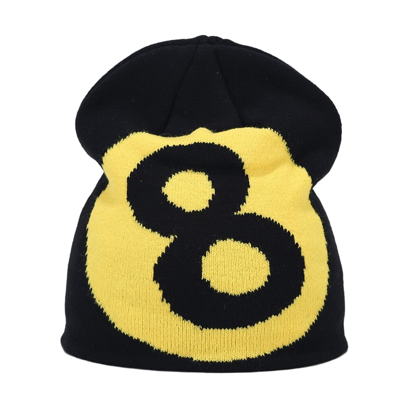 Bonnet 8 Ball - mode des années 2000 - Bonnet 8 Ball au style Y2K pour un look moderne