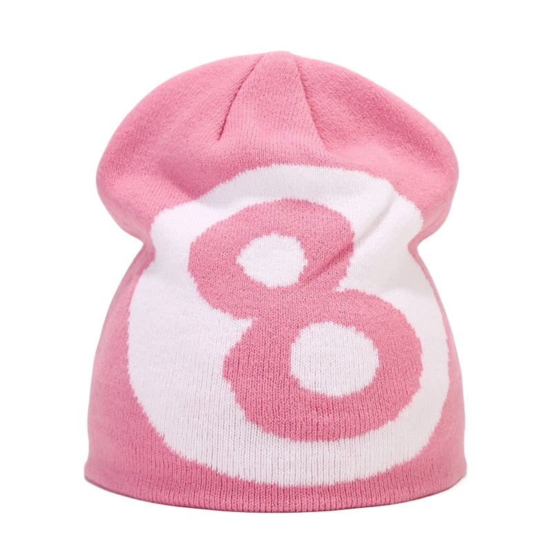 Bonnet 8 Ball -  streetwear - Bonnet 8 Ball au style Y2K pour un look moderne